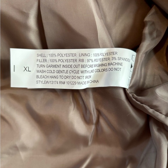 Ashley By 26 International Women's Olive Quilted Puffer Jacket - Picture 10 of 11